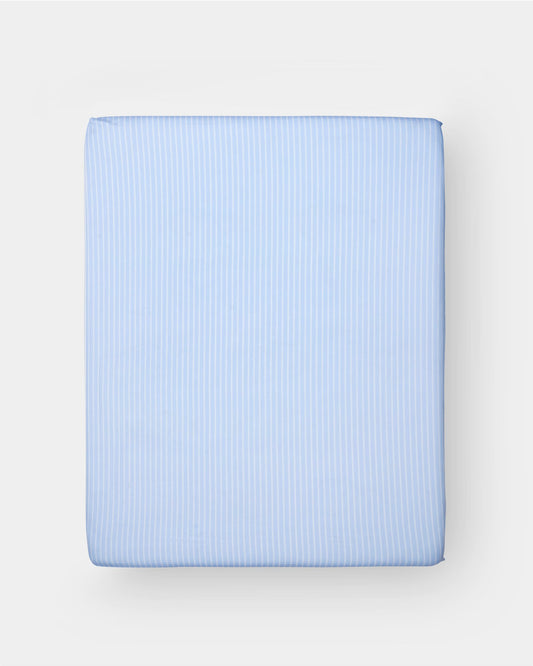 Fitted Sheet - Sleepover Stripes in Blue