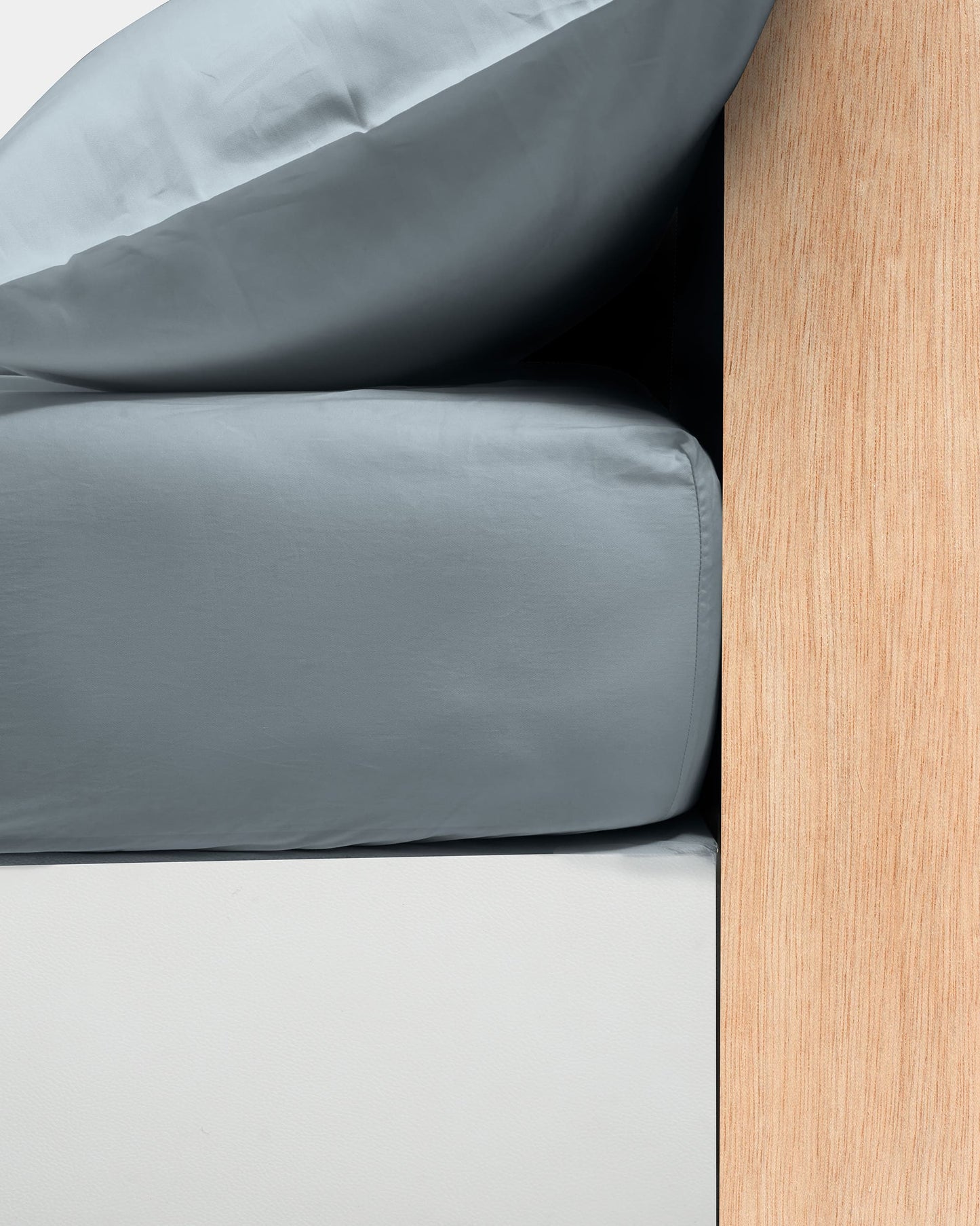 Fitted Sheet - Silver Blue