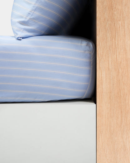 Fitted Sheet Set - Sleepover Blue & Agnes Pink