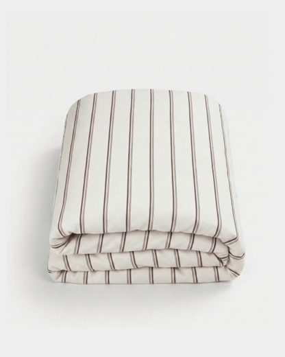 Full Bedding Set - Pajama Stripes in Oak