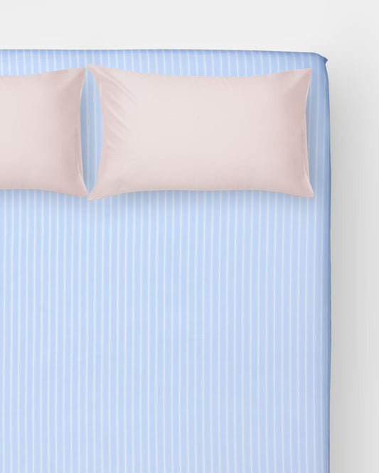 Fitted Sheet Set - Sleepover Blue & Agnes Pink