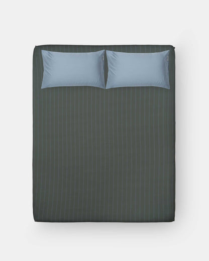 Fitted Sheet Set - Pajama Forest & Silver Blue