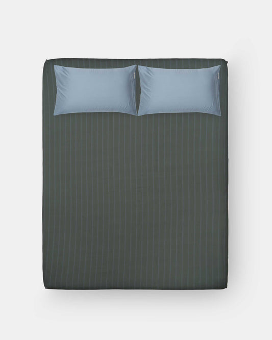 Fitted Sheet Set - Pajama Forest & Silver Blue