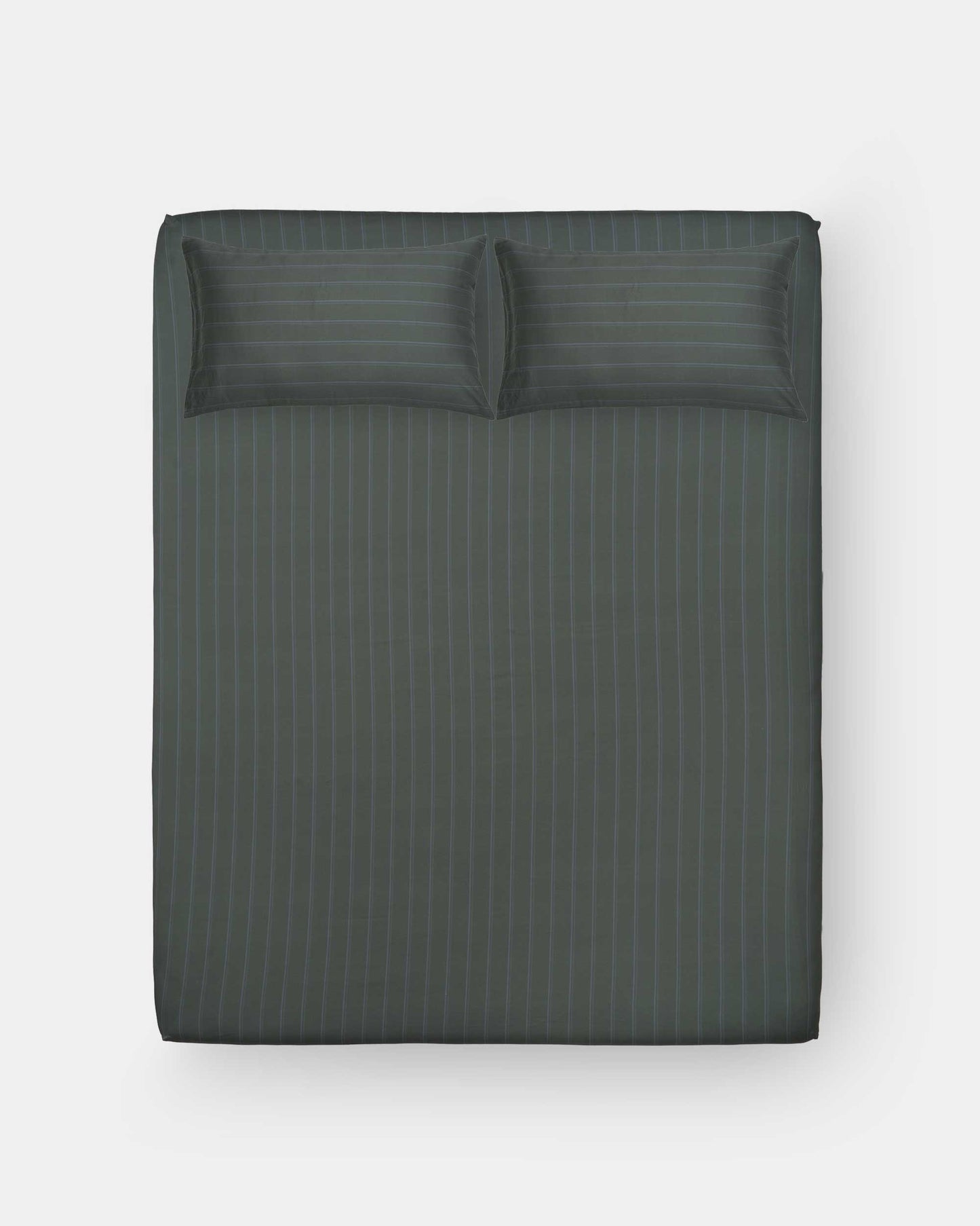 Fitted Sheet Set - Pajama Stripes in Forest
