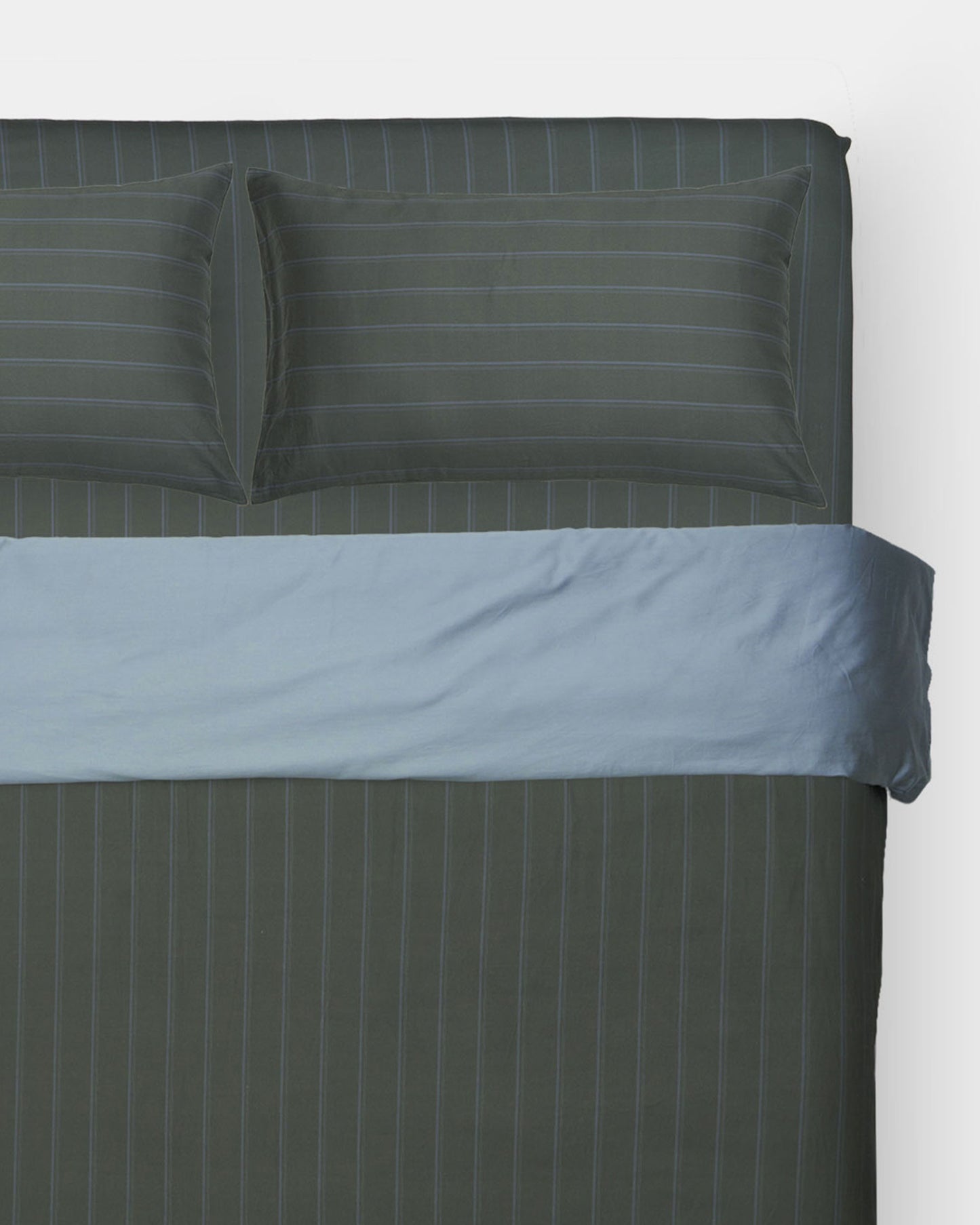 Full Bedding Set - Pajama Stripes in Forest