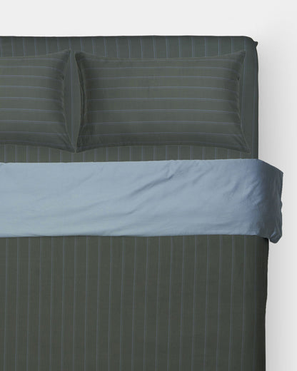 Full Bedding Set - Pajama Stripes in Forest