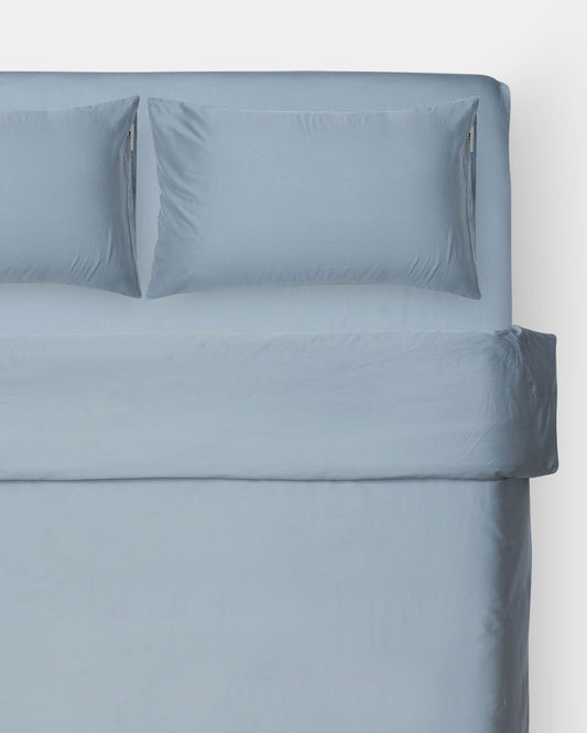 Full Bedding Set - Silver Blue