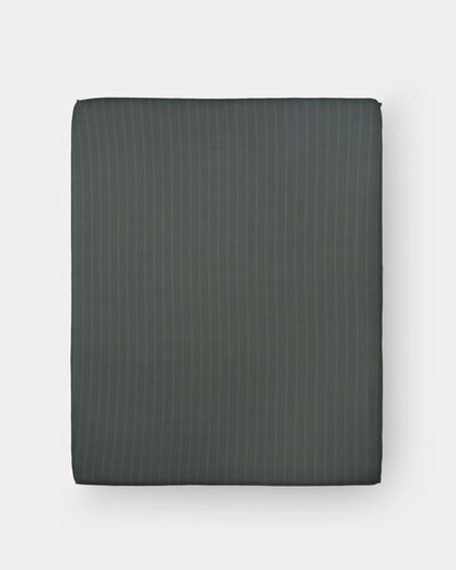 Fitted Sheet - Pajama Stripes in Forest
