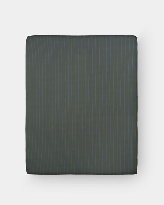 Fitted Sheet - Pajama Stripes in Forest