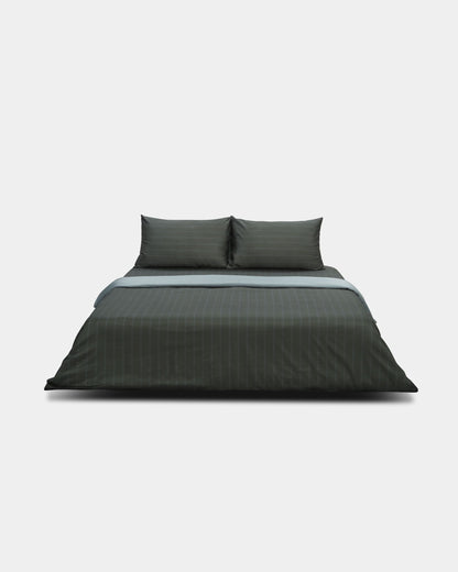 Duvet Cover - Pyjama Stripes in Forest