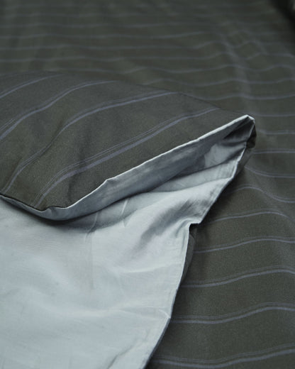 Duvet Cover - Pyjama Stripes in Forest