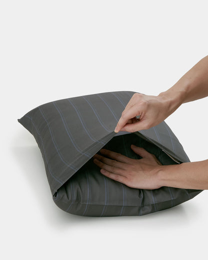 Pillowcase Pair - Pajama Stripes in Forest