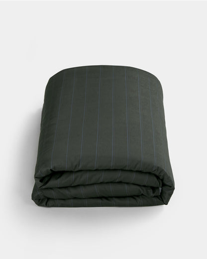 Full Bedding Set - Pajama Stripes in Forest
