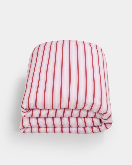 Duvet Cover - Candy Stripes in Pink