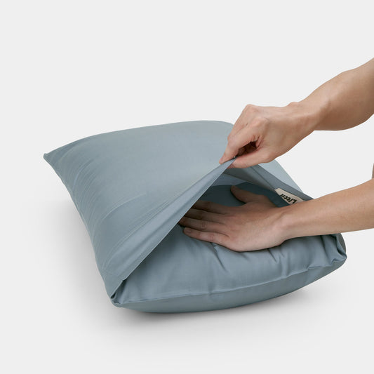 Pillowcase Pair - Silver Blue